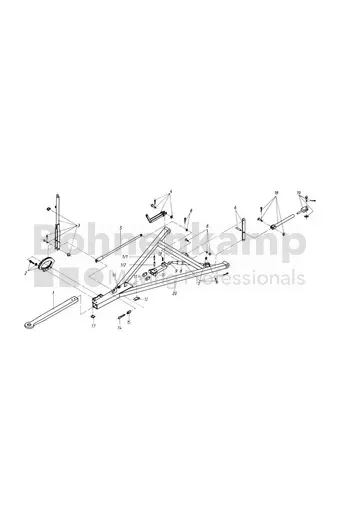 ZUGSTANGE MIT JE 2 SPANNHUELSEN